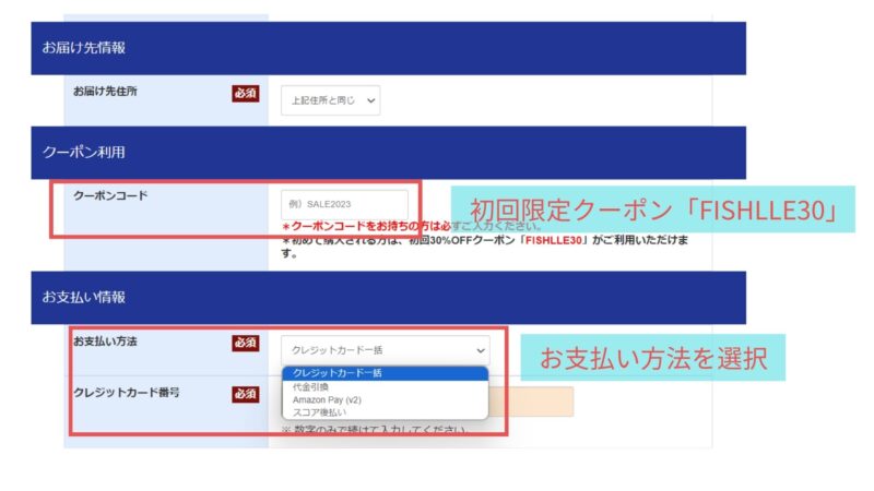 フィシュルお試しをクーポンでお得に