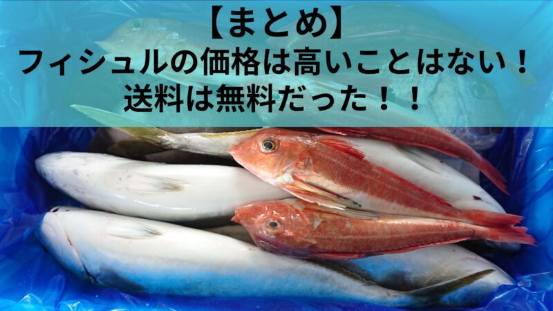 フィシュル高い？まとめ 送料無料