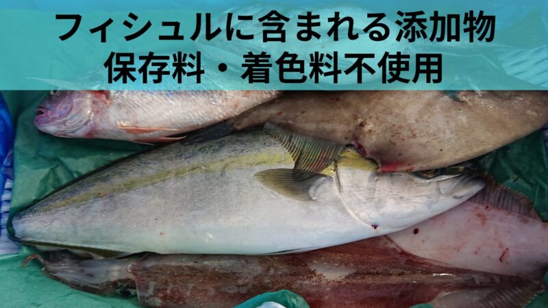 フィシュルは保存料・着色料不使用