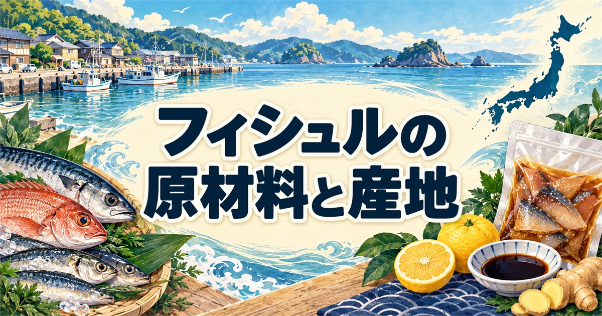 フィシュルの未利用魚の通販で確認したい魚の原材料と産地